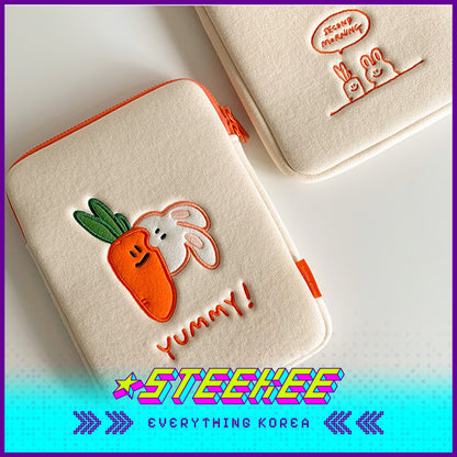 SECOND MORNING Carrot Tablet Laptop Case by Steekee Korea 4499