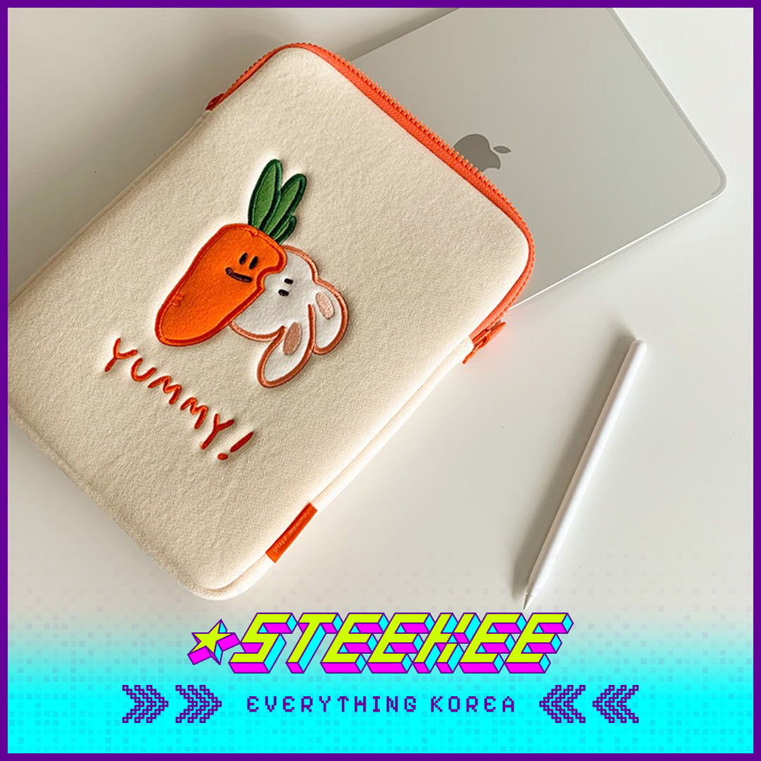 SECOND MORNING Carrot Tablet Laptop Case by Steekee Korea 4499