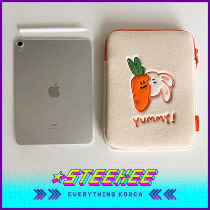 SECOND MORNING Carrot Tablet Laptop Case by Steekee Korea 4499