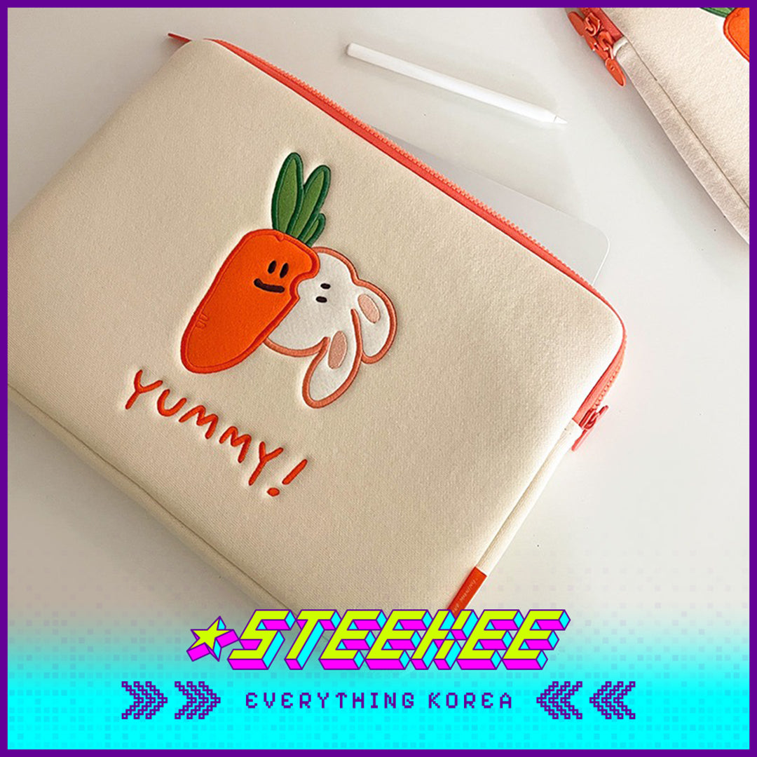 SECOND MORNING Carrot Tablet Laptop Case by Steekee Korea 4499