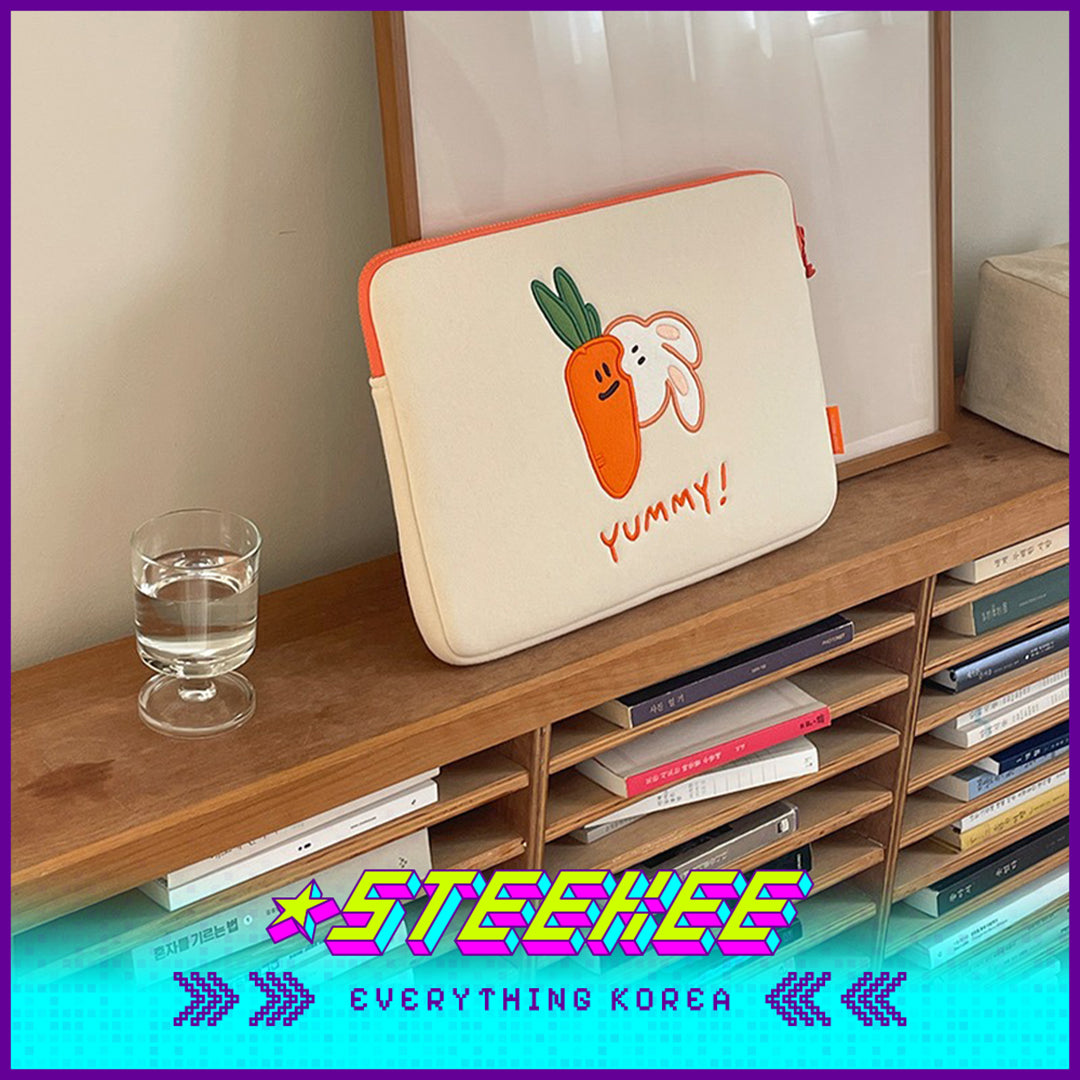 SECOND MORNING Carrot Tablet Laptop Case by Steekee Korea 4499