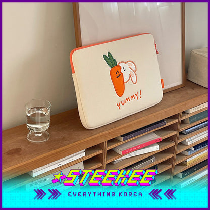 SECOND MORNING Carrot Tablet Laptop Case by Steekee Korea 4499