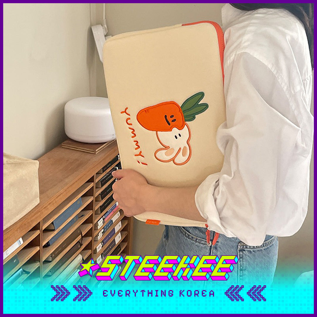 SECOND MORNING Carrot Tablet Laptop Case by Steekee Korea 4499