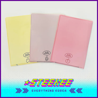 SECOND MORNING Lemony Kumi Apple A4 Exam Paper and Document Storage Folder by Steekee Korea 4502