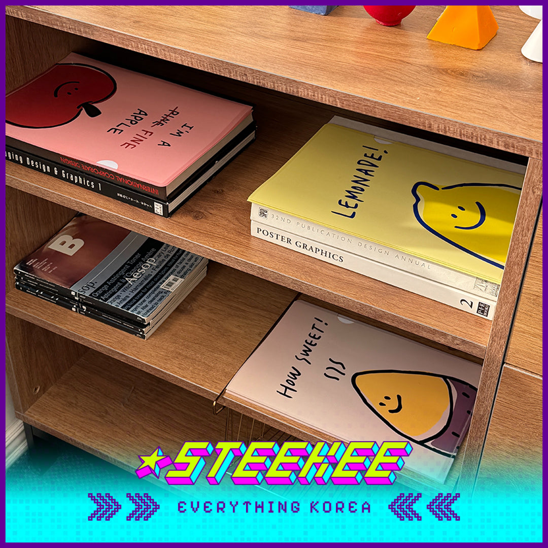 SECOND MORNING Lemony Kumi Apple A4 Exam Paper and Document Storage Folder by Steekee Korea 4502