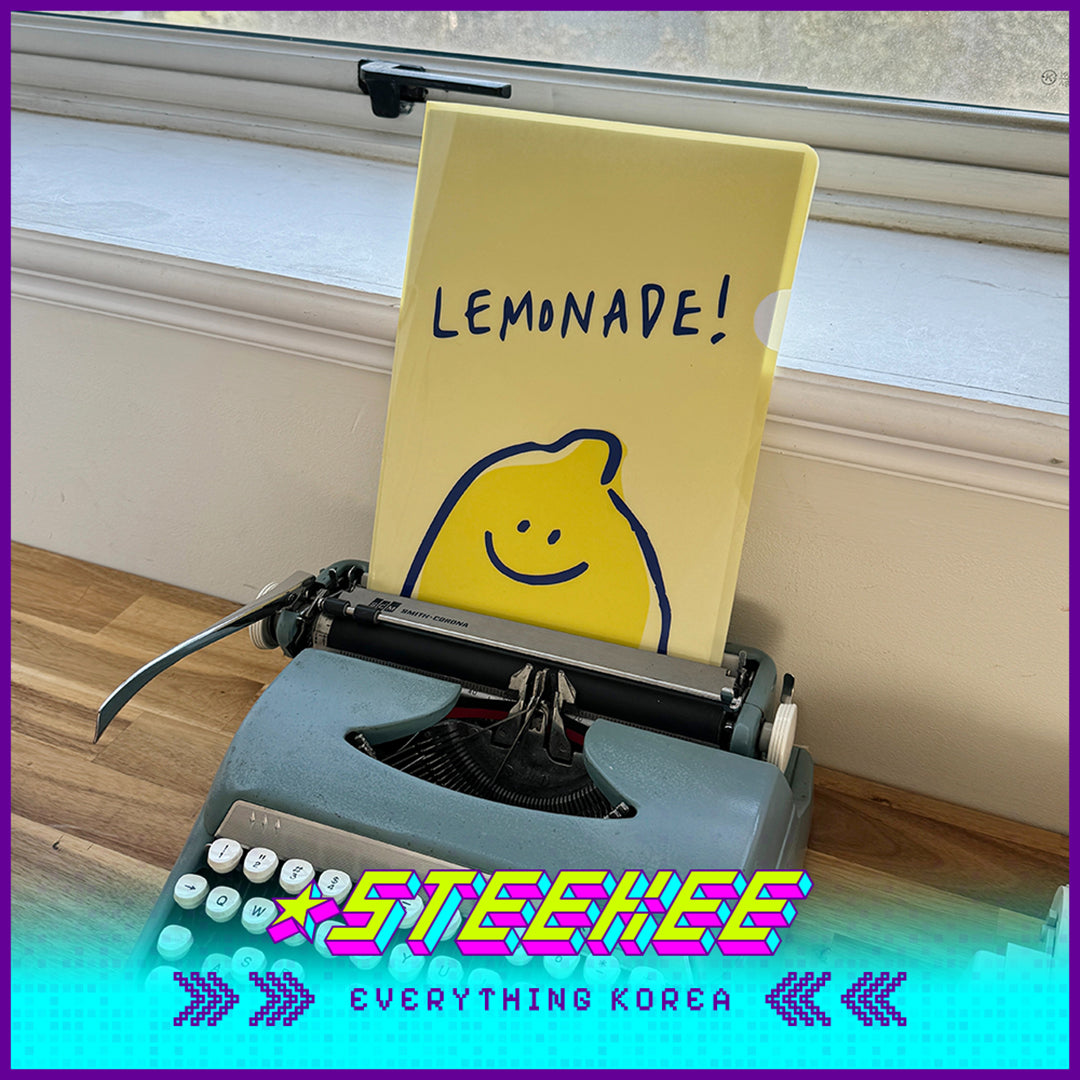 SECOND MORNING Lemony Kumi Apple A4 Exam Paper and Document Storage Folder by Steekee Korea 4502