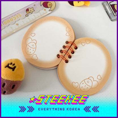 SECOND MORNING Lemony Kumi Apple Shaped Mini Notebook Set by Steekee Korea 4503