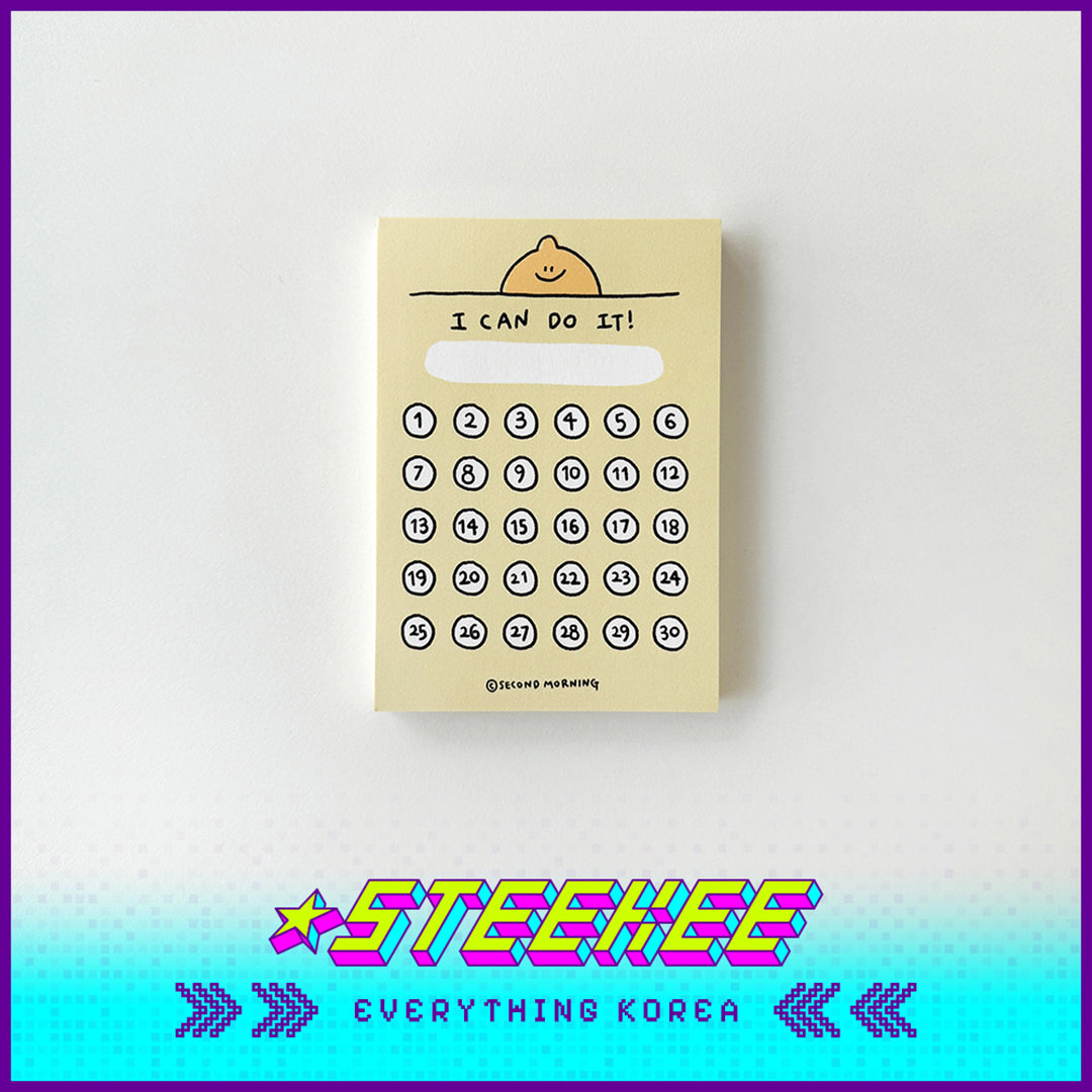 SECOND MORNING Cute Lemon Series Sticky Notes Memo Pad Set of 100 by Steekee Korean 4506