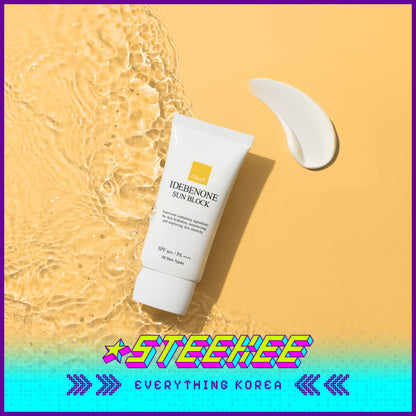 UltraV Idebenone Shield Sun Block 50g SPF50+ PA++++ by Steekee Korea 4594