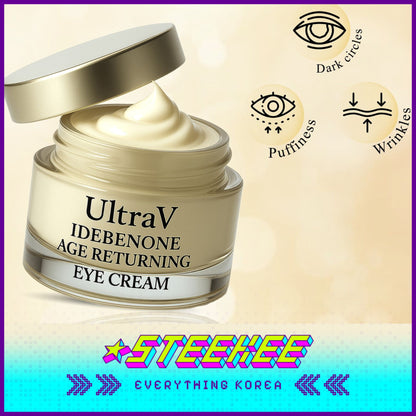 UltraV Idebenone Age-Returning Eye Cream 30ml by Steekee Korea 4595