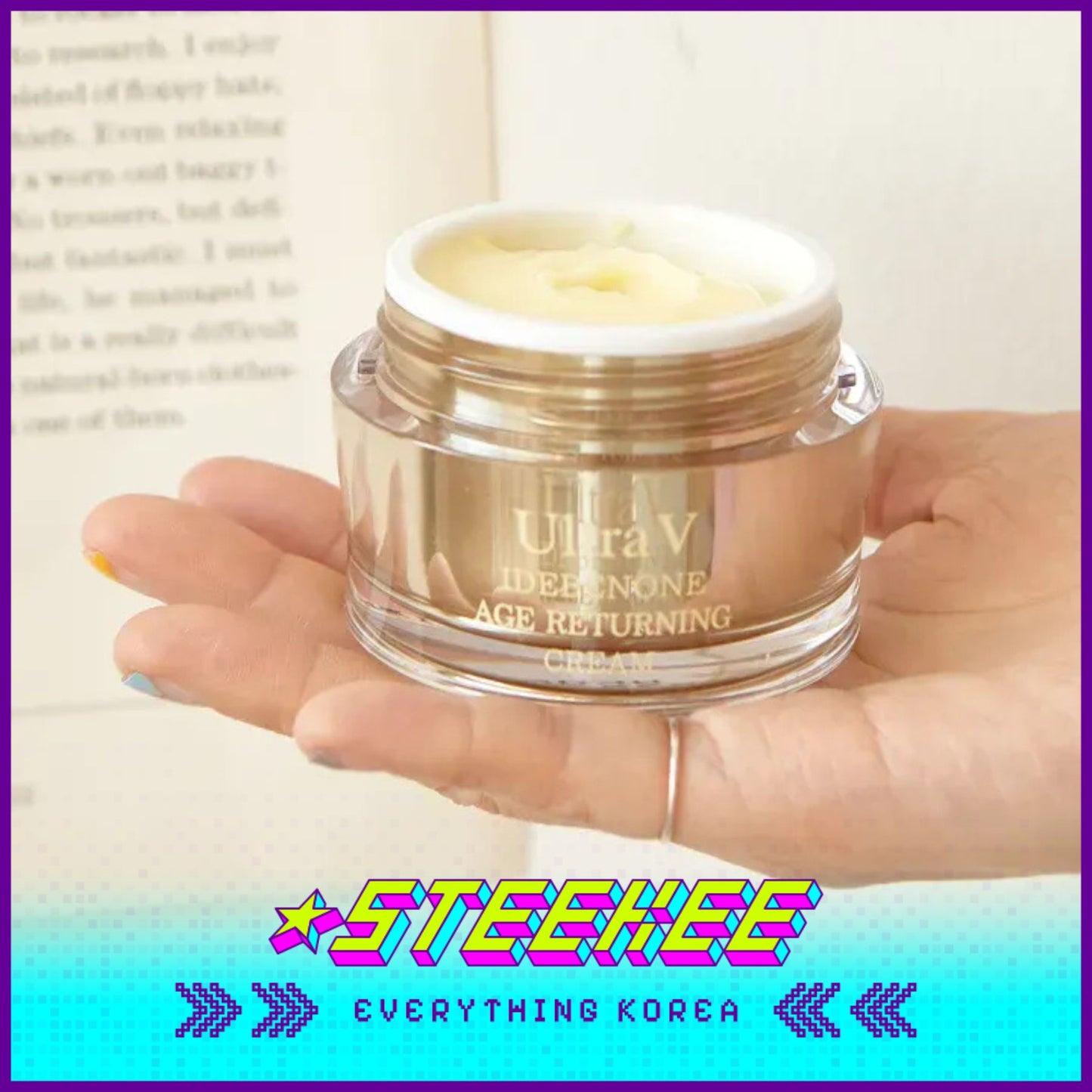 UltraV Idebenone Age-Returning Cream 50ml by Steekee Korea 4596