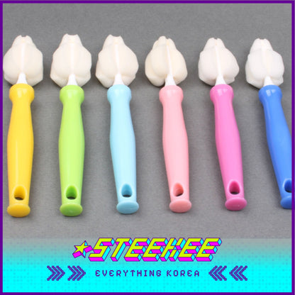 Hibee Filter-Foam Nipple Brush Baby Bottle Cleaning Tools by Steekee Korea 4603