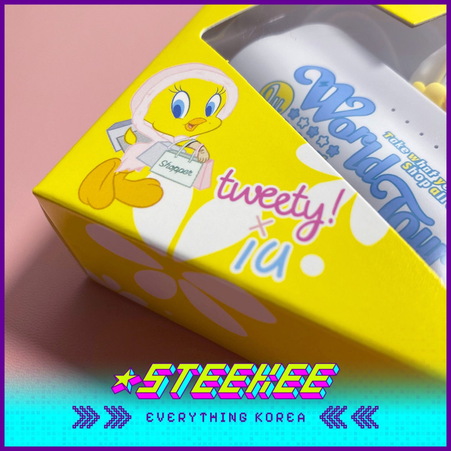 The Winning IU Official MD Tweety Docking Type Power Bank 5000mAh by Steekee Korea 2494