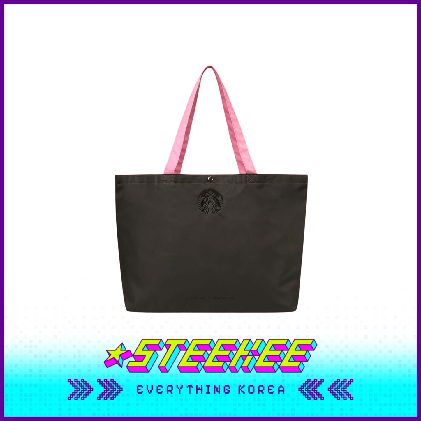 Starbucks × BLACKPINK Tote Bag by Steekee Korea 5004