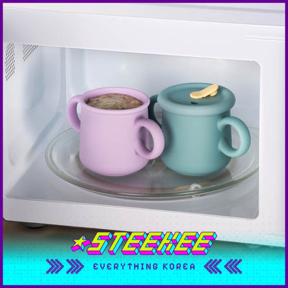 LocknLock Little Luv Silicone Spout Straw Cup 200ml LBB015 by Steekee Korea 4539