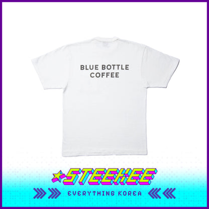 BLUE BOTTLE COFFEE X HUMAN MADE Unisex T-Shirt White by Steekee Korea 2405