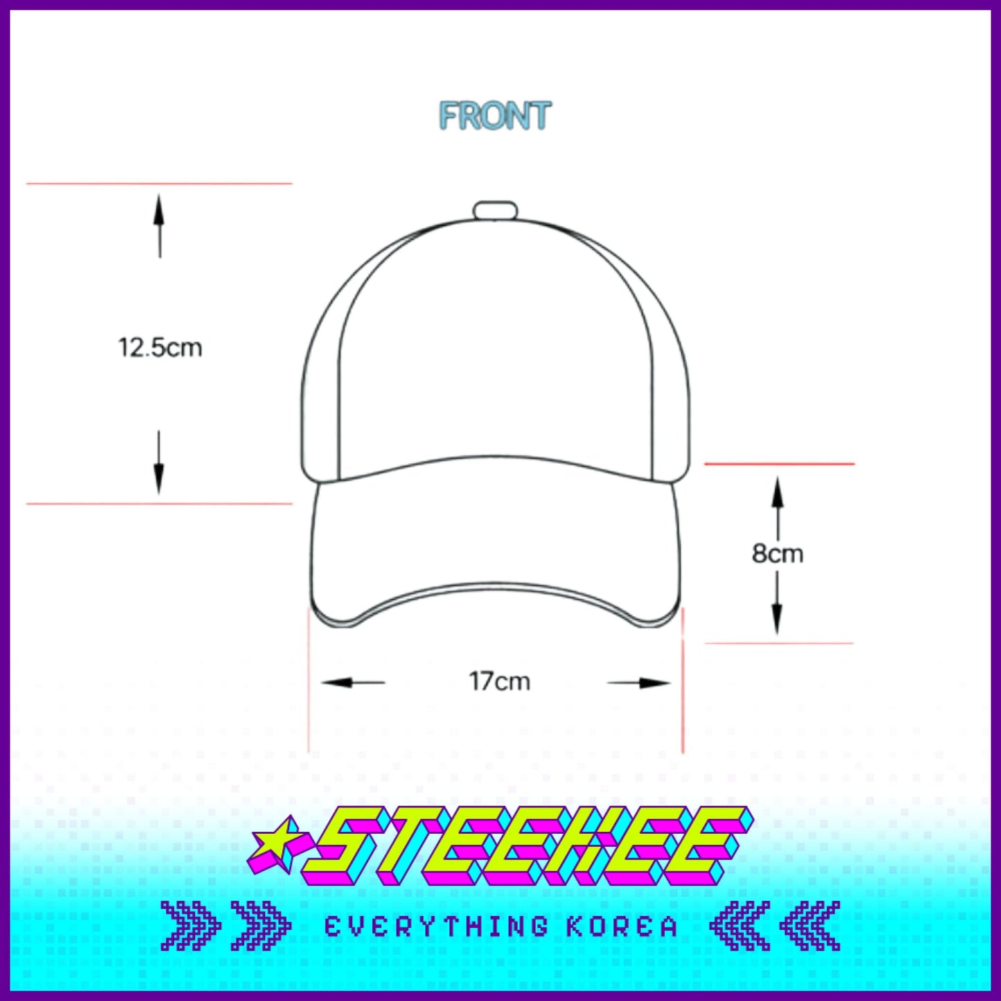 The Winning IU Official MD Ball Cap Black by Steekee Korea 2496