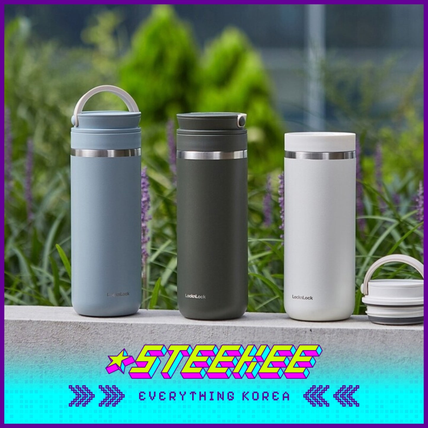 LocknLock Metro Two Way Tumbler 475ml LHC4274 by Steekee Korea 4530