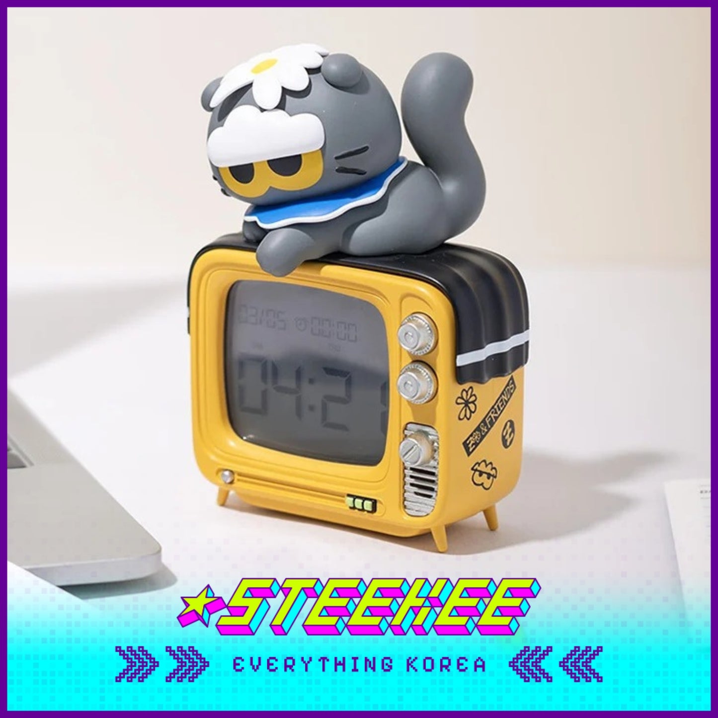 ZO&FRIENDS Digital Clock by Steekee Korea 5015