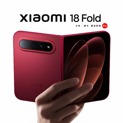 Xiaomi 18 Fold China Edition 5G Foldable Smartphone – XRING O3 AI, Leica 200MP