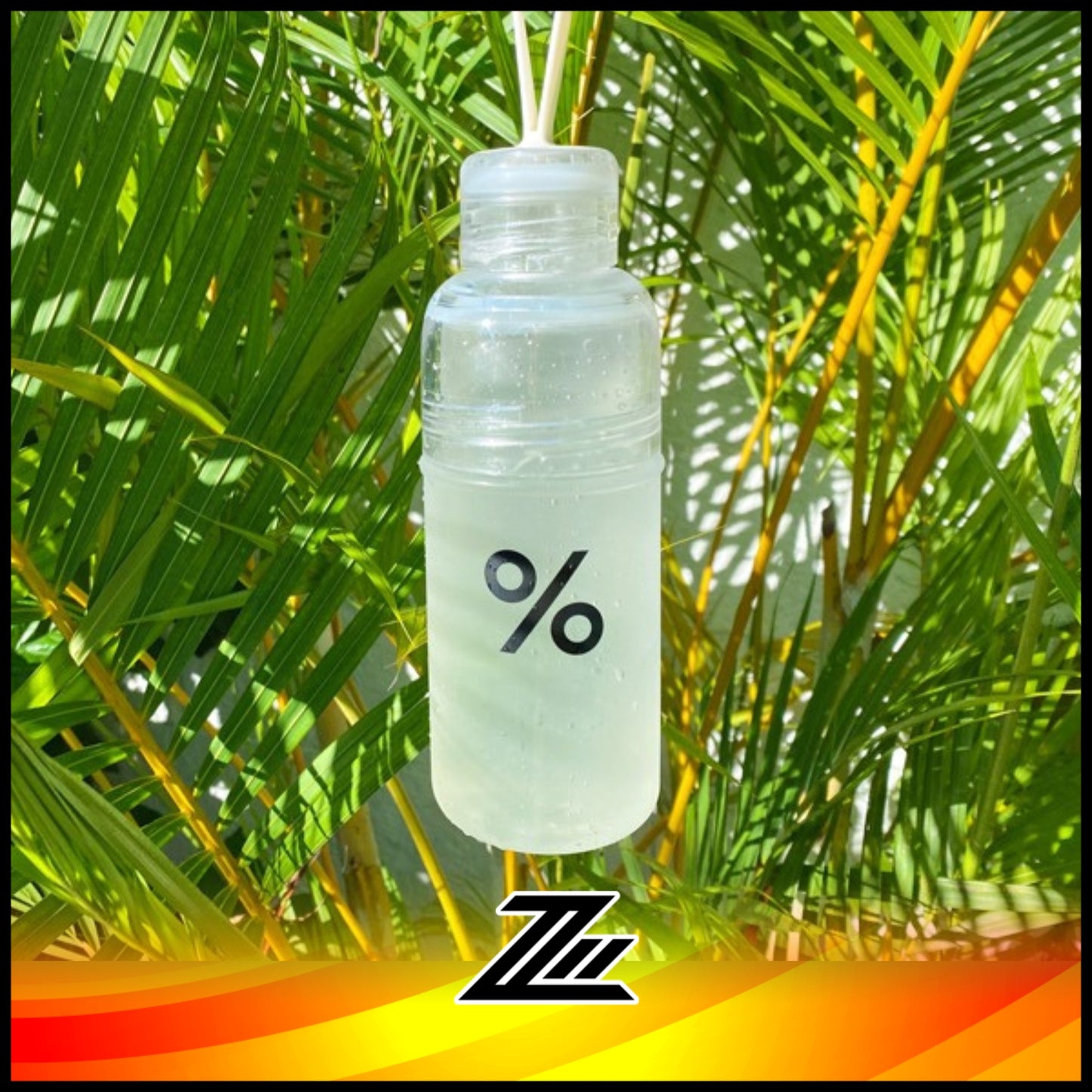 Arabica % 16oz 480ml Clear Tumbler Water Bottle