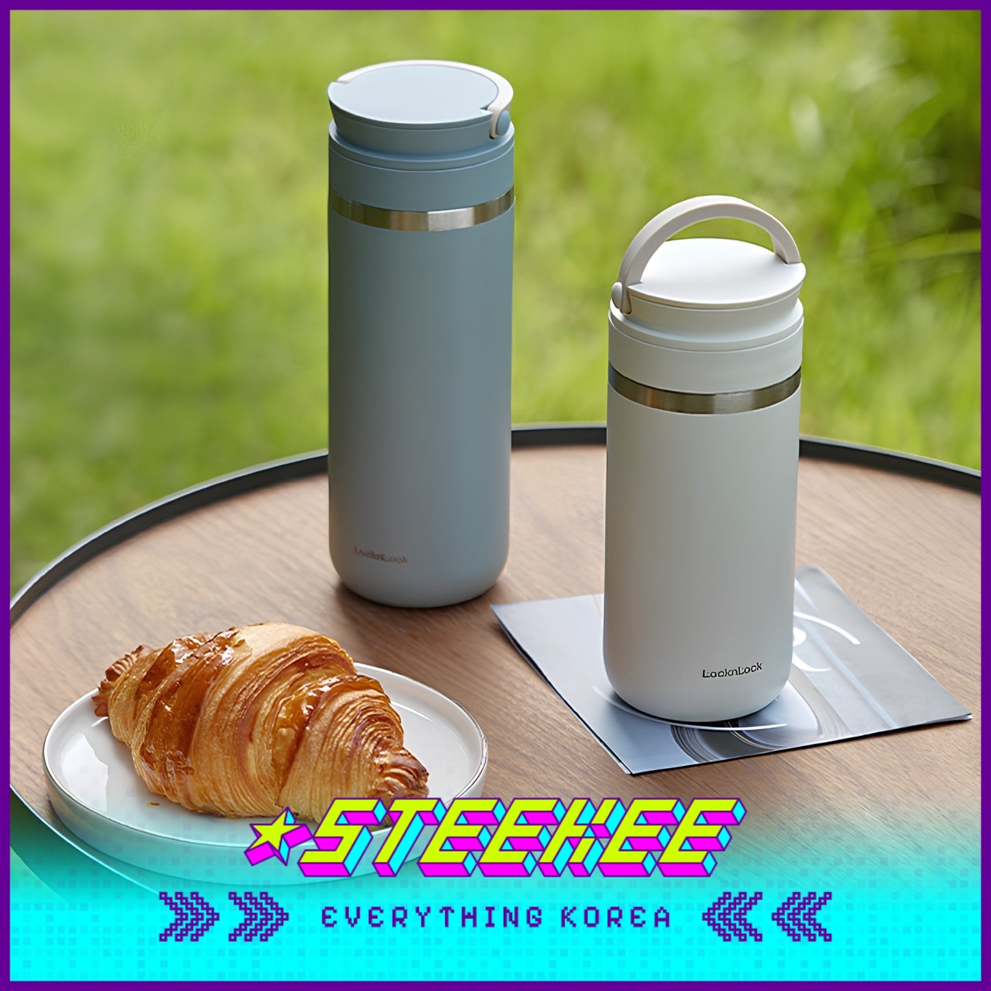 LocknLock Metro Two Way Tumbler 475ml LHC4274 by Steekee Korea 4530