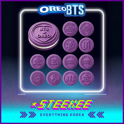 BTS X OREO Vanilla Original Hotteok Flavour 9 Packs by Steekee Korea 5000