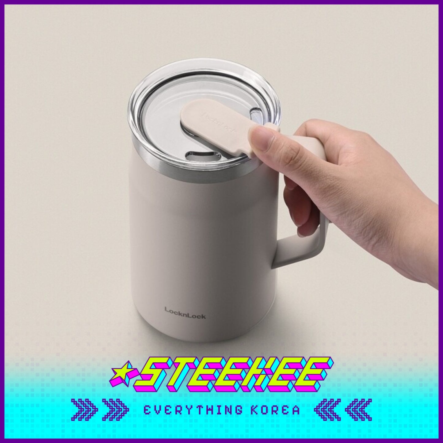 LocknLock Metro Mug Tumbler 355ml LHC4218 by Steekee Korea 4526
