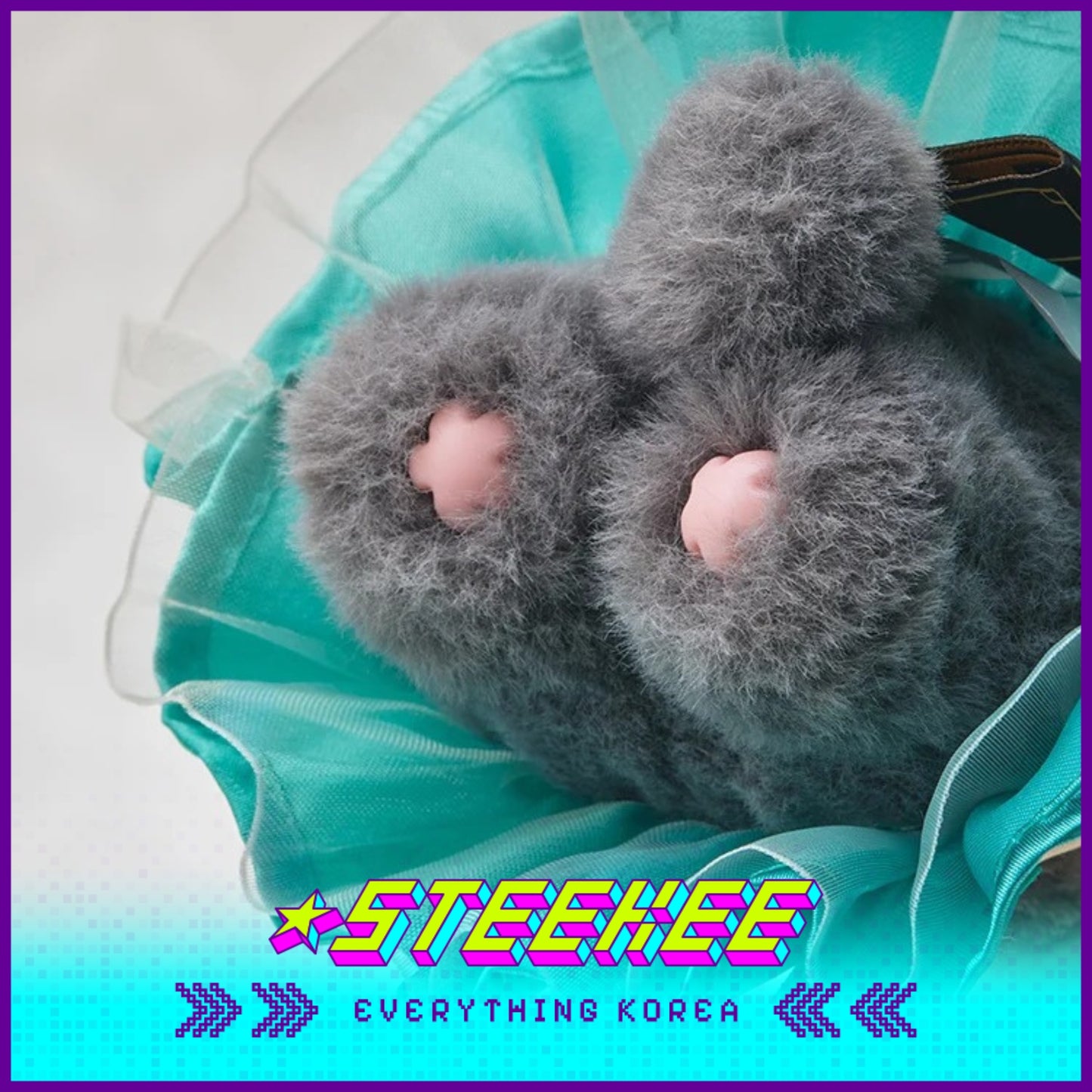 ZO&FRIENDS ZOA Plush Keyring K-Edition Assi by Steekee Korea 5017