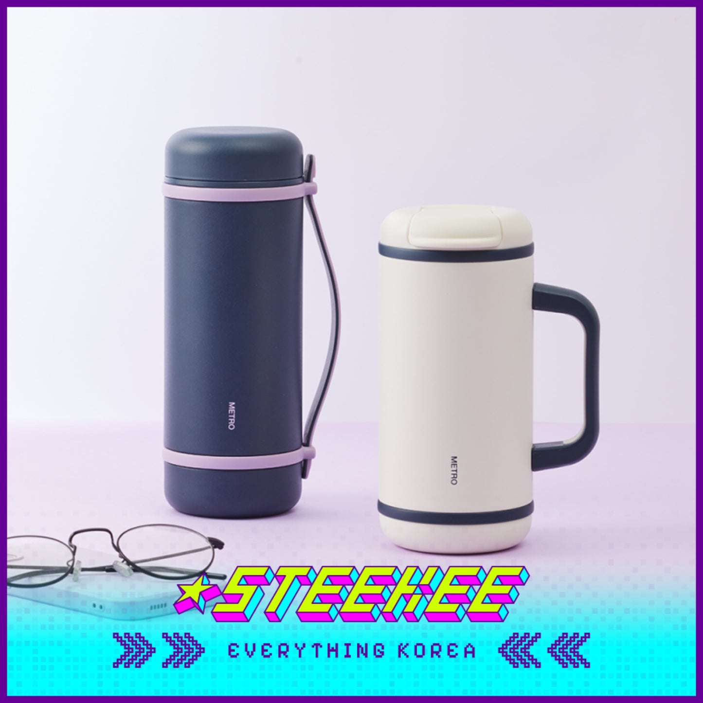 LocknLock Metro Perfect Seal Tumbler Collection 440ml / 550ml / 600ml / 820ml / 1100ml by Steekee Korea 4533