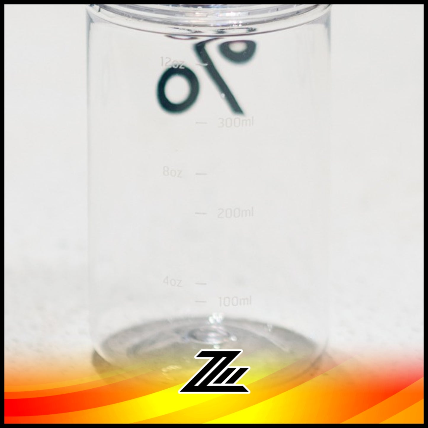 Arabica % 16oz 480ml Clear Tumbler Water Bottle