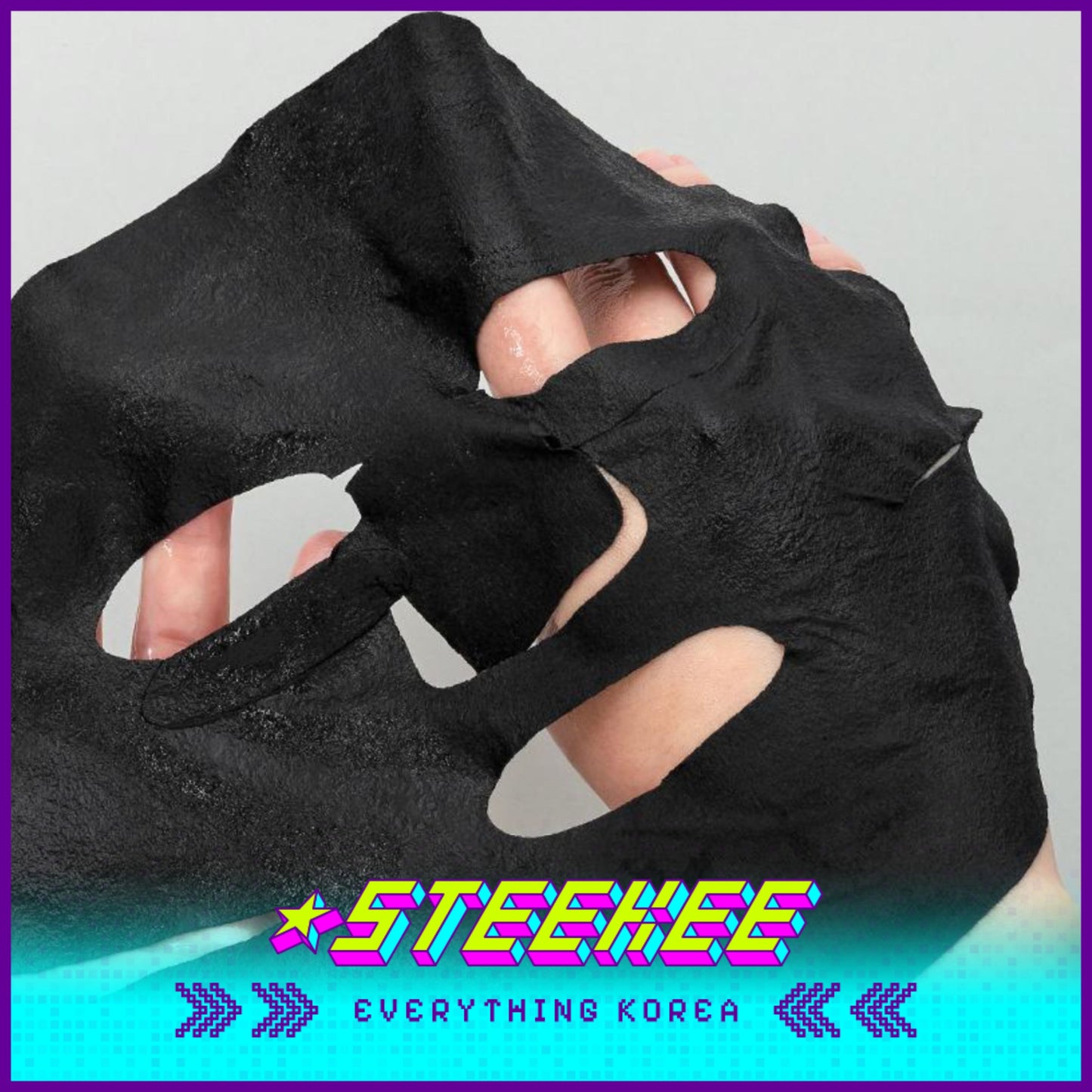 MEDIHEAL Bamboo Charcoal 4D Black Mask 1 Sheet by Steekee Korea 2479