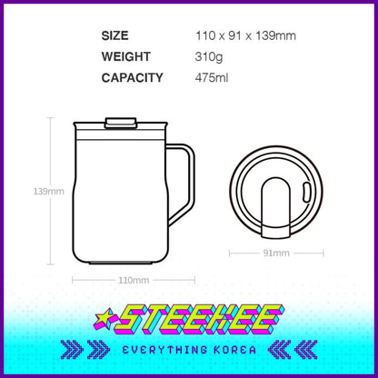 LocknLock Metro Mug Tumbler 475ml LHC4219 by Steekee Korea 4527