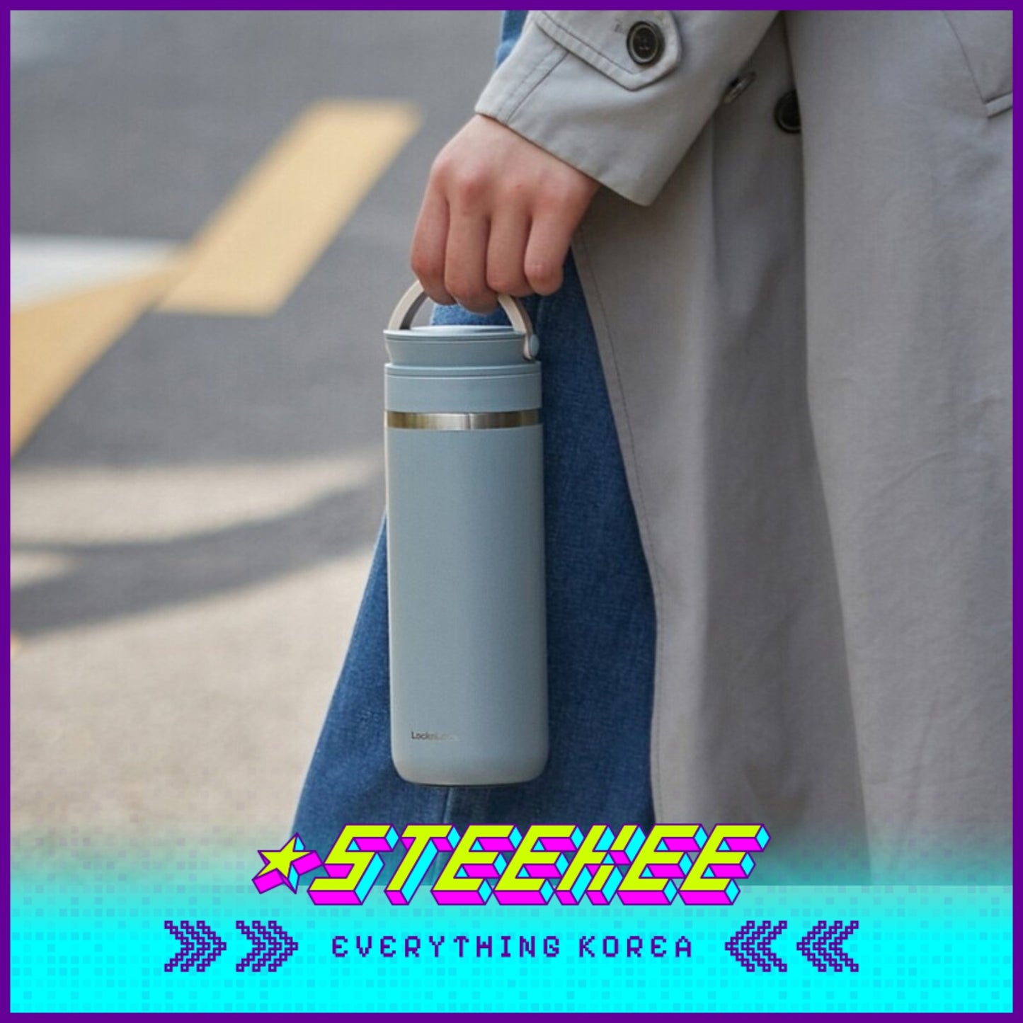 LocknLock Metro Two Way Tumbler 355ml LHC4273 by Steekee Korea 4529