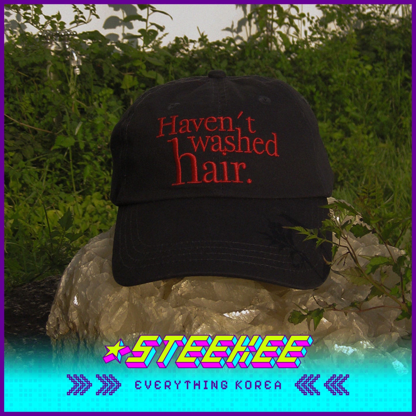 Hetras Have Not Washed Hair Stylish Ball Cap by Steekee Korea 2460