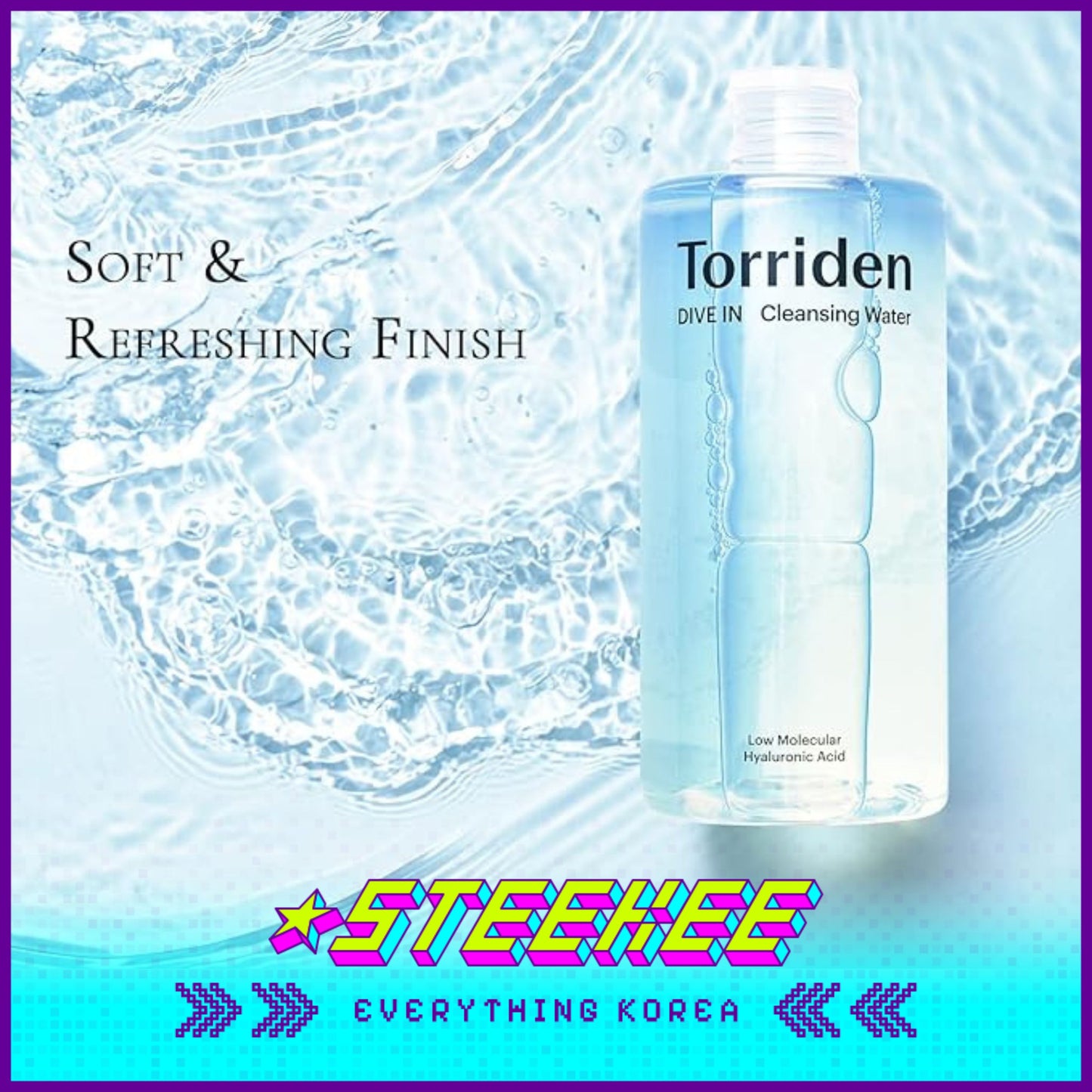 Torriden Dive-In Low Molecular Hyaluronic Acid Cleansing Water 400ml by Steekee Korea 2440