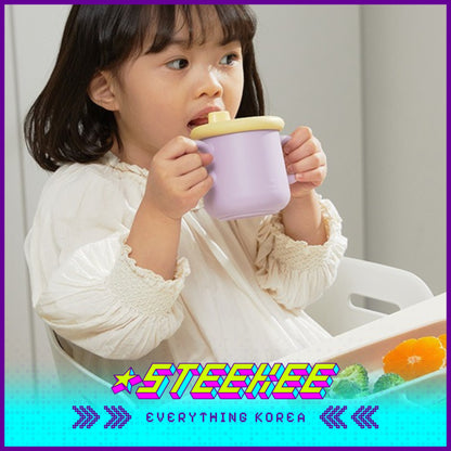 LocknLock Little Luv Silicone Spout Straw Cup 200ml LBB015 by Steekee Korea 4539