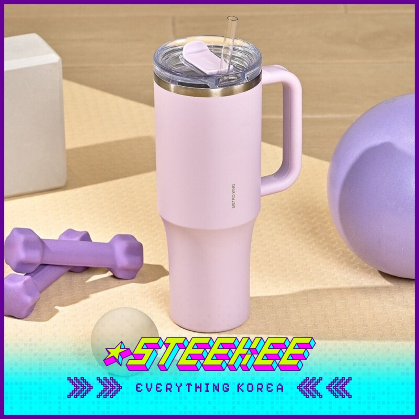 LocknLock Metro King Tumbler 1.2L LHC4391 by Steekee Korea 4521