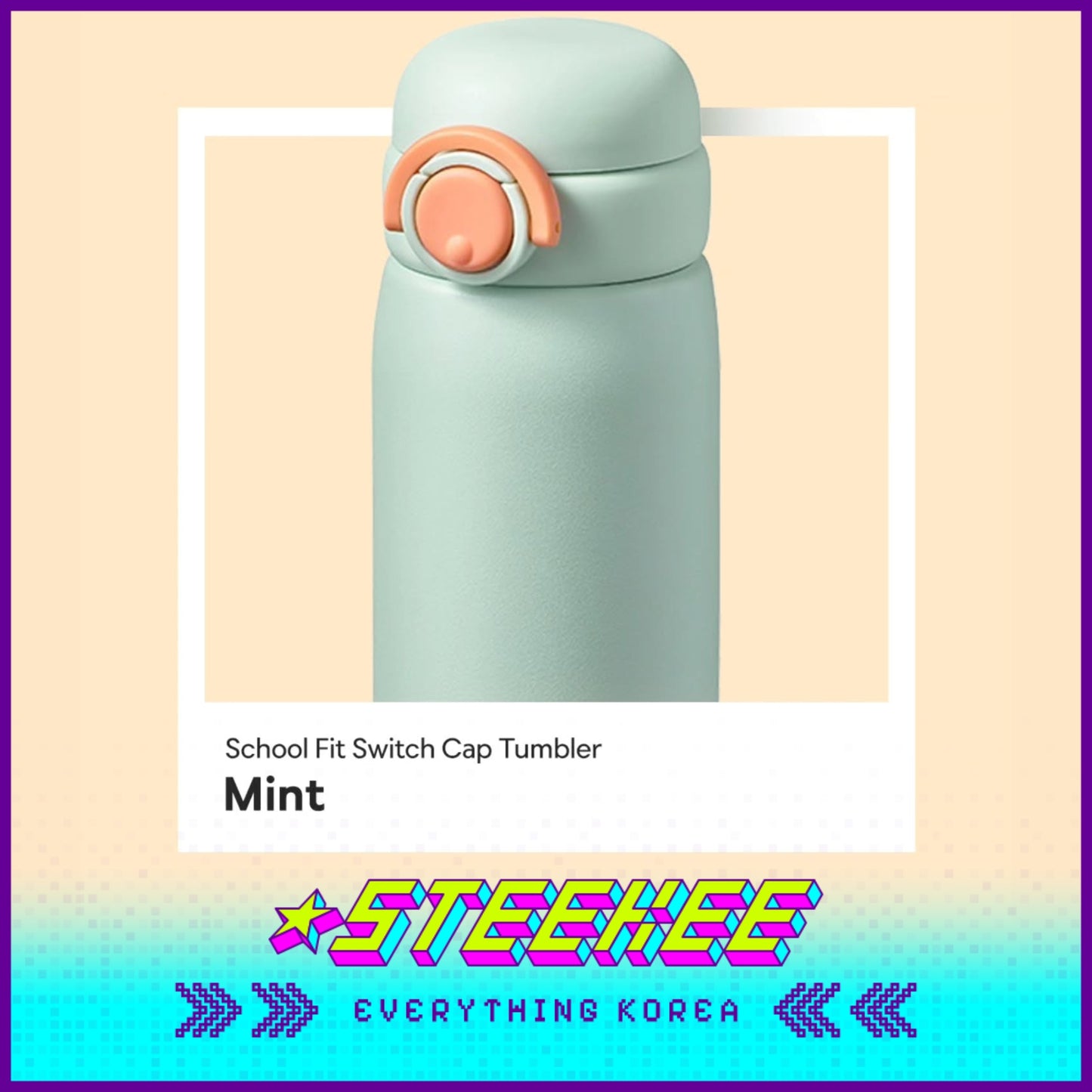 LocknLock School Fit Switch Cap Tumbler 510ml LHC3385 by Steekee Korea 4537