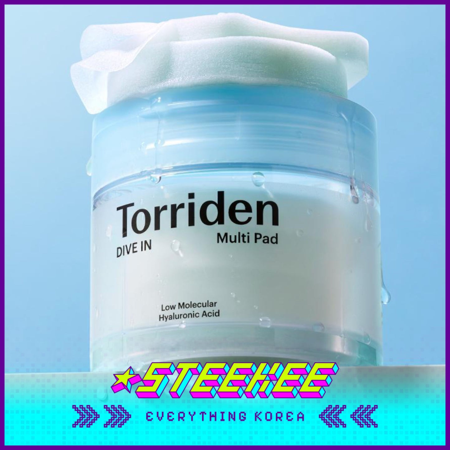 Torriden Dive-In Multi Moisturising Hydrating Toner Pads 80 Sheets by Steekee Korea 2434