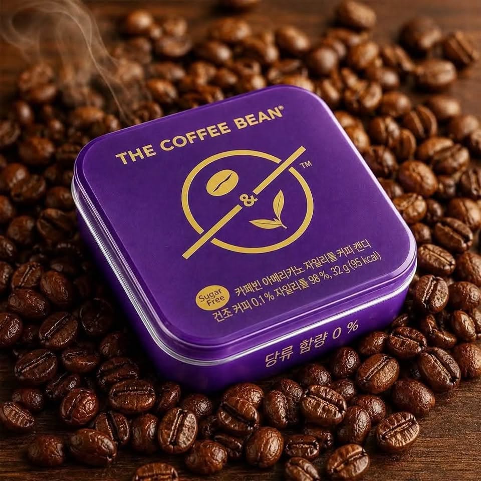 THE COFFEE BEAN Americano Xylitol Coffee Candy Sugar Free Snack 32g
