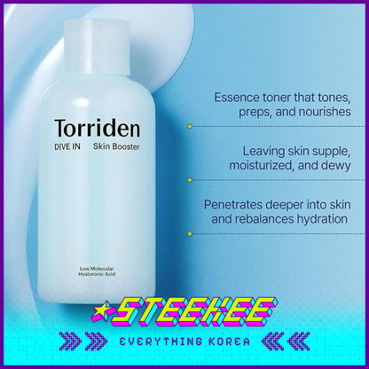 Torriden Dive-In Skin Deep Nourishing Booster 200ml by Steekee Korea 2432