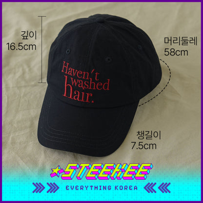 Hetras Have Not Washed Hair Stylish Ball Cap by Steekee Korea 2460