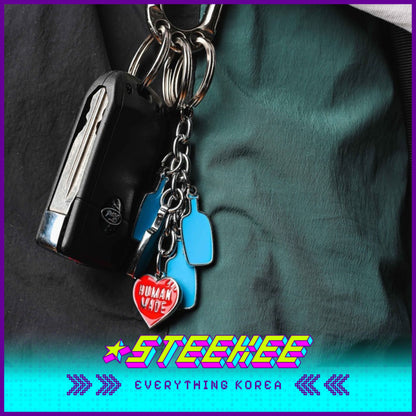 BLUE BOTTLE COFFEE X HUMAN MADE Key Chain by Steekee Korea 2406