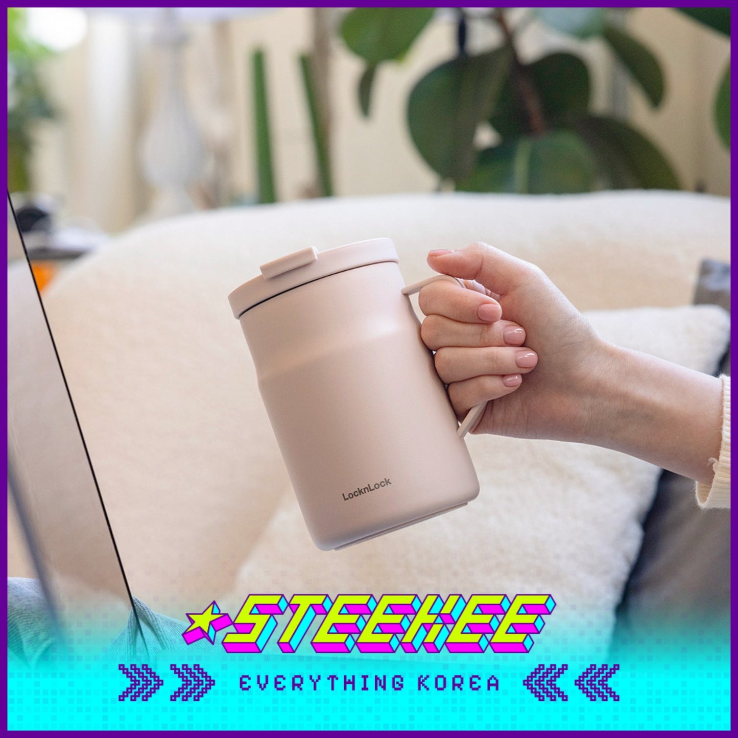 LocknLock Metro Sealed Mug Tumbler 475ml LHC4263 by Steekee Korea 4531