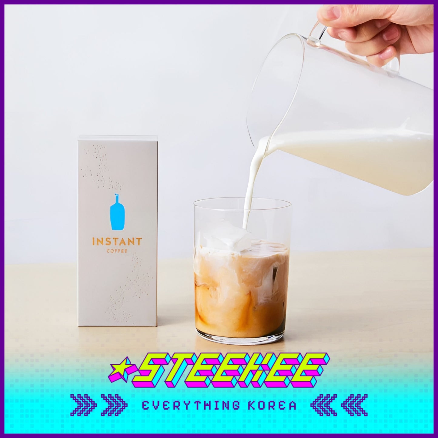 BLUE BOTTLE COFFEE Common Cold Drink Glass Set of 2 350ml by Steekee Korea 2403