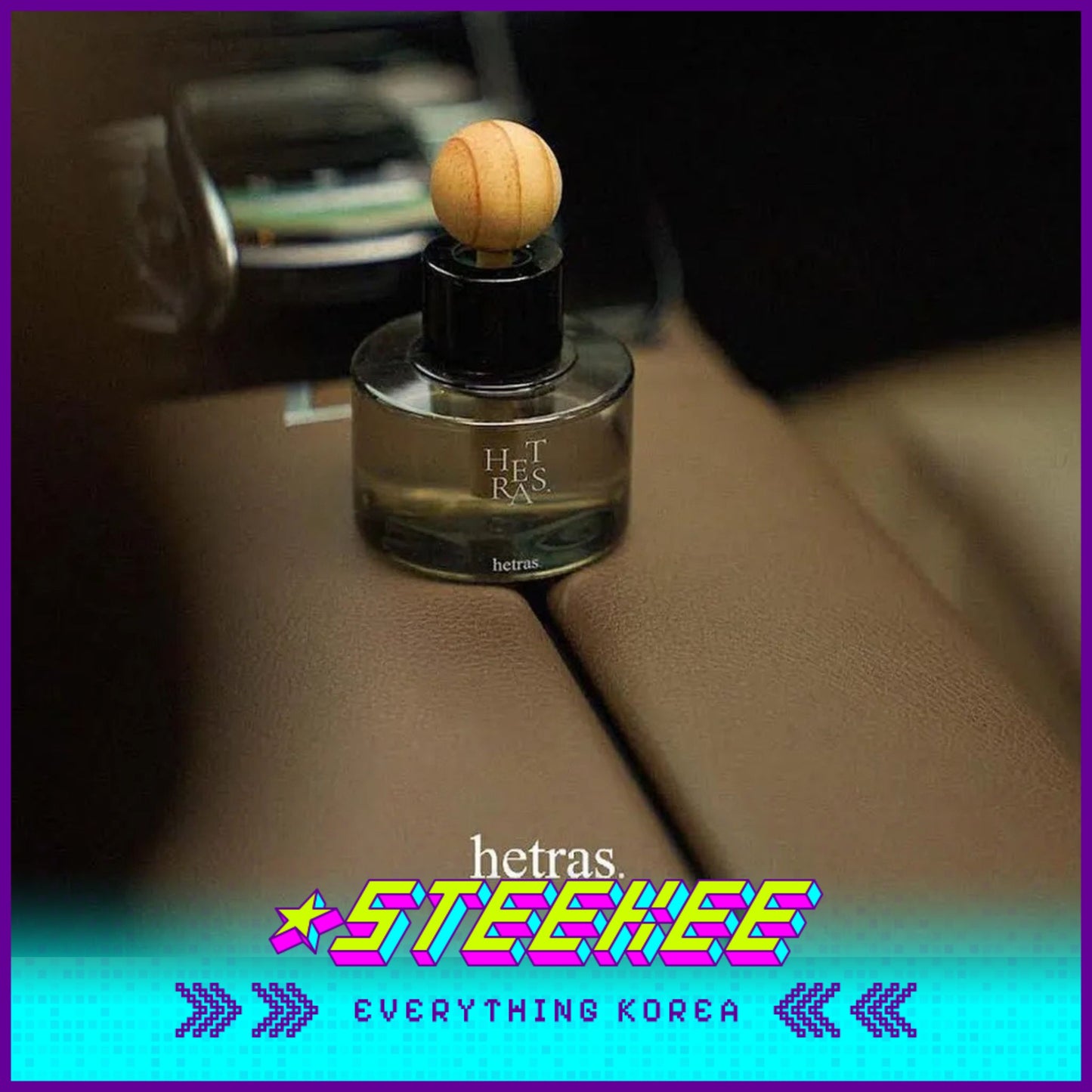 Hetras Premium Car Diffuser Perfume Gift Set of 2 77ml by Steekee Korea 2468