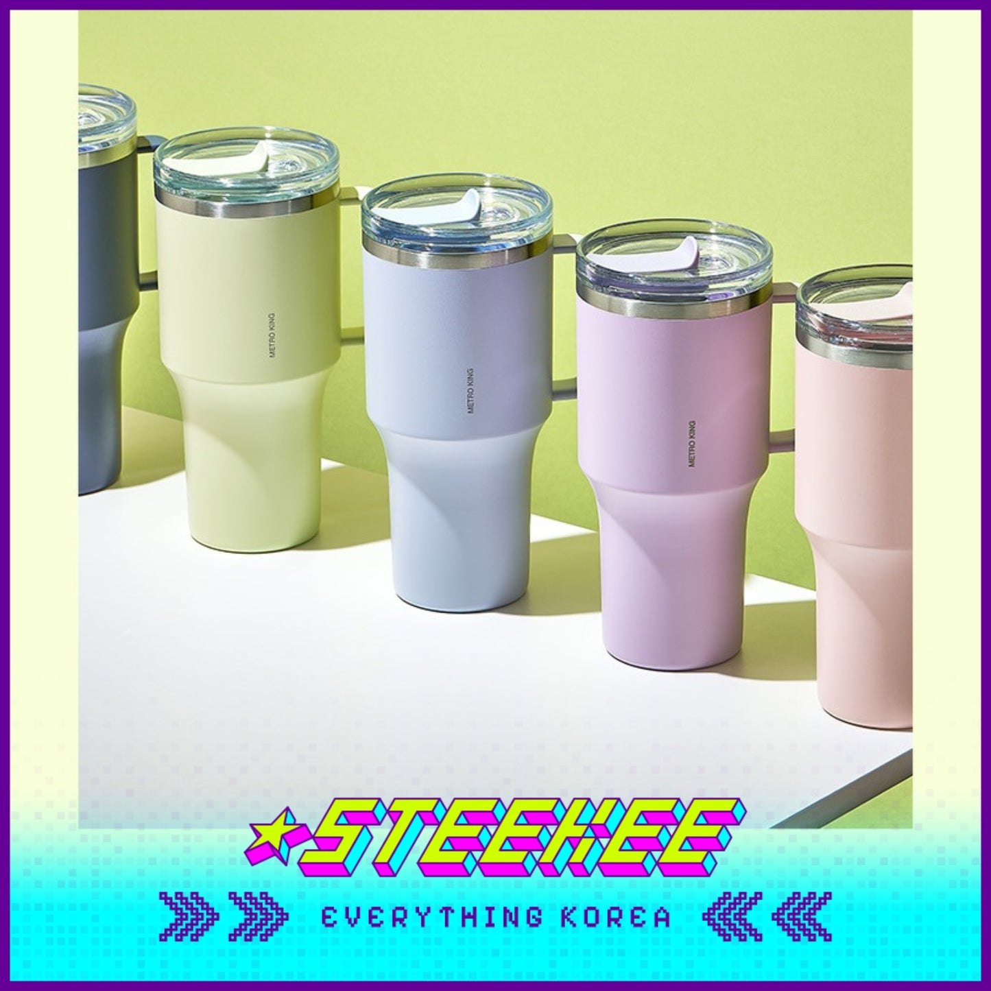 LocknLock New Metro King Tumbler 820ml LHC4390 by Steekee Korea 4520