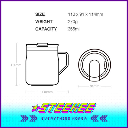LocknLock Metro Mug Tumbler 355ml LHC4218 by Steekee Korea 4526