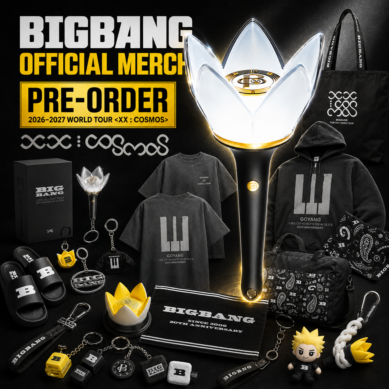 [PRE-ORDER] BIGBANG 2026–2027 WORLD TOUR <xx: cosmos> Official Merch Collection